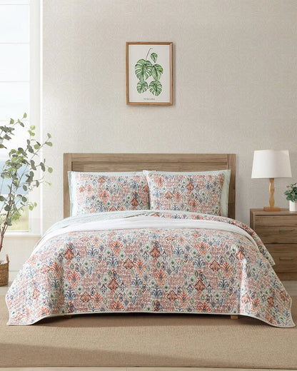 Ikat Tropics Reversible 3-Piece Full/Queen Quilt Set - Tommy Bahama Beach & Home