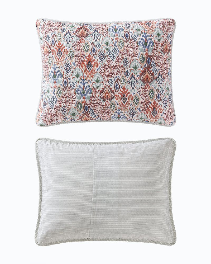 Ikat Tropics Reversible 3-Piece Full/Queen Quilt Set - Tommy Bahama Beach & Home