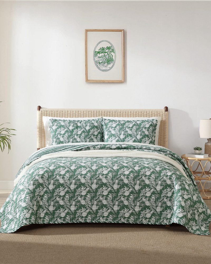 Pineapple Venture 3-Piece Full/Queen Quilt Set - Tommy Bahama Beach & Home