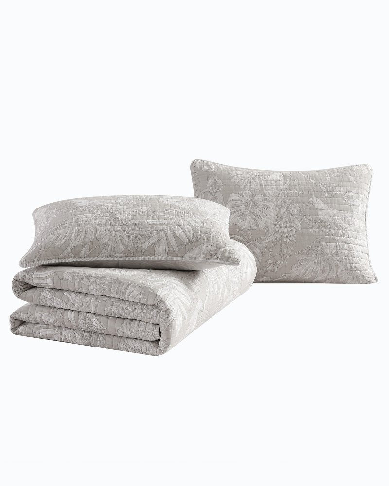 Jungle Toile Reversible 3-Piece King Quilt Set - Tommy Bahama Beach & Home