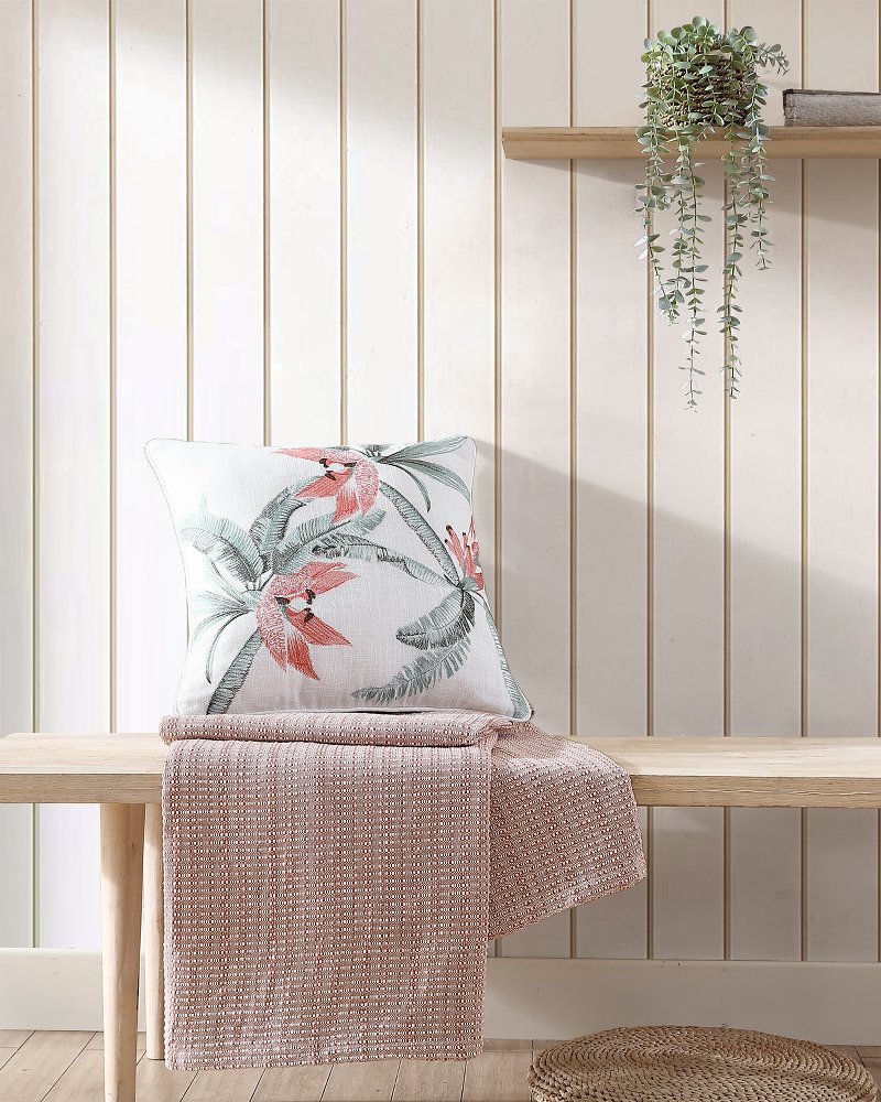 Acapulco Palms Embroidered Pillow - Tommy Bahama Beach & Home