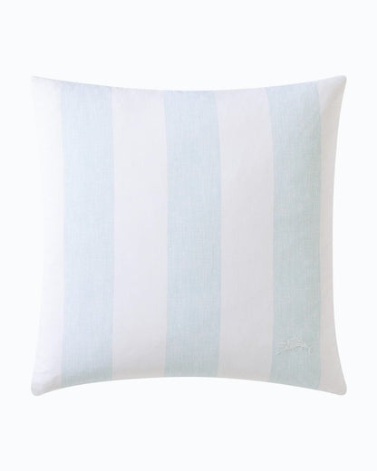 Awning Stripe Blue Decorative Pillow - Tommy Bahama Beach & Home