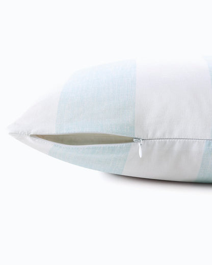 Awning Stripe Blue Decorative Pillow - Tommy Bahama Beach & Home