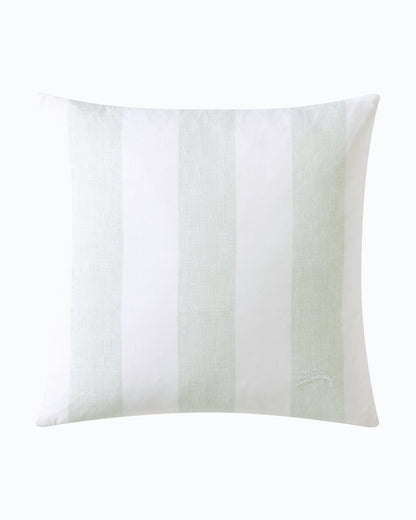 Awning Stripe Green Decorative Pillow - Tommy Bahama Beach & Home