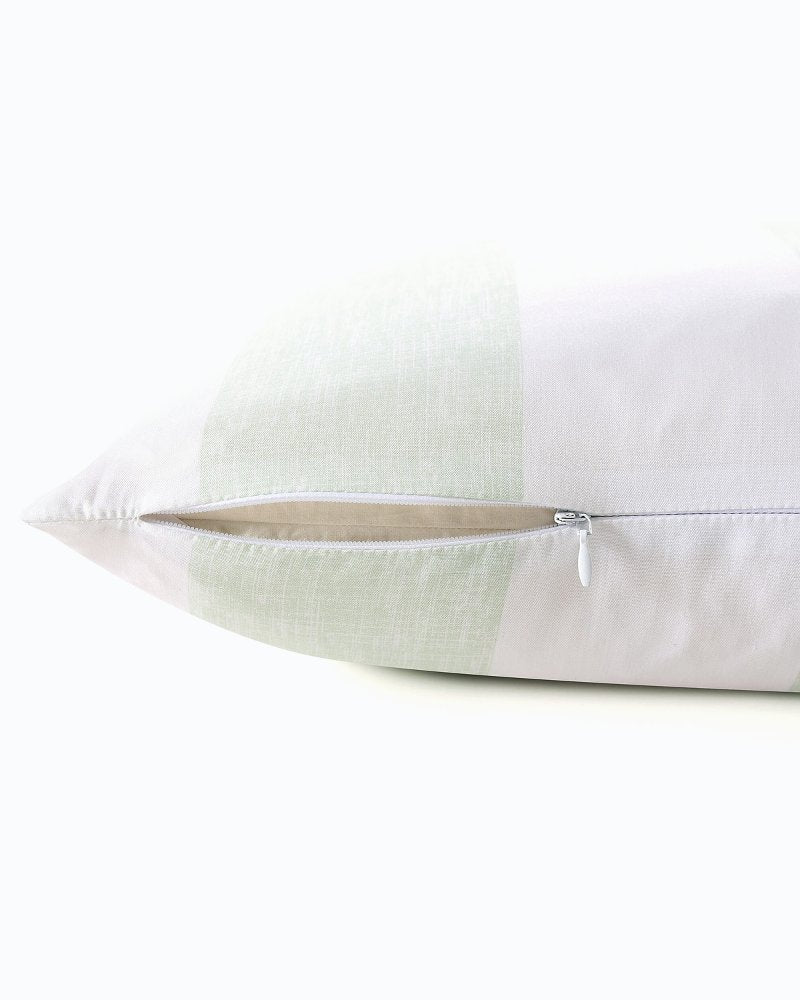 Awning Stripe Green Decorative Pillow - Tommy Bahama Beach & Home