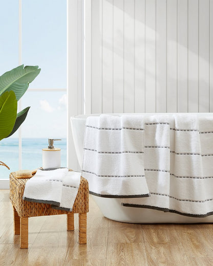 Ridley Grey 3-Piece Towel Set - Tommy Bahama Beach & Home