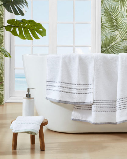 Cliff Side Grey 3-Piece Towel Set - Tommy Bahama Beach & Home