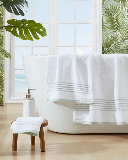 Cliff Side Green 3-Piece Towel Set - Tommy Bahama Beach & Home