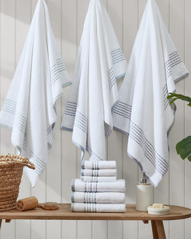 Cliff Side Blue 3-Piece Towel Set - Tommy Bahama Beach & Home