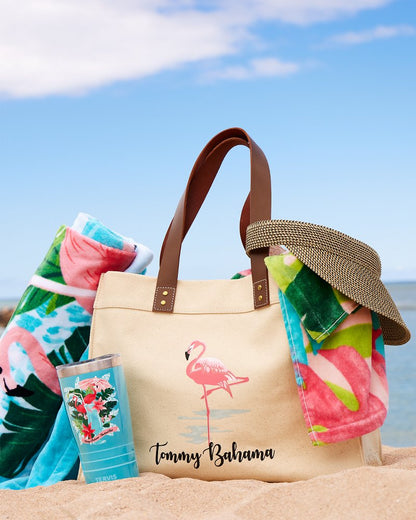 Flocktail Club & Fiesta Jungle Beach Towels - Set of 2 - Tommy Bahama Beach & Home