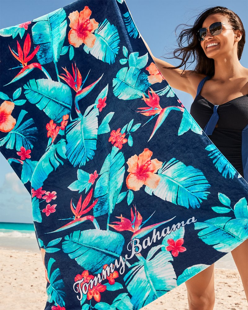 Palms Grove & Blue Muse Beach Towels — Set of 2 - Tommy Bahama Beach & Home