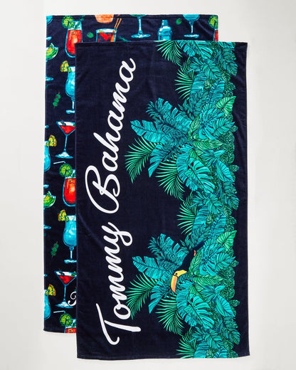 All Nighter & Baja Who Can Toucan Beach Towels — Set of 2 - Tommy Bahama Beach & Home