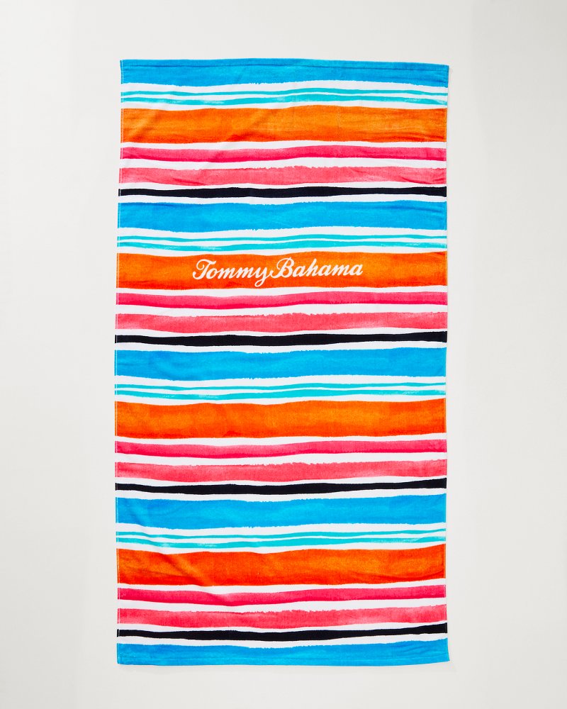 Cape Coral & Happy Hour Beach Towels — Set of 2 - Tommy Bahama Beach & Home
