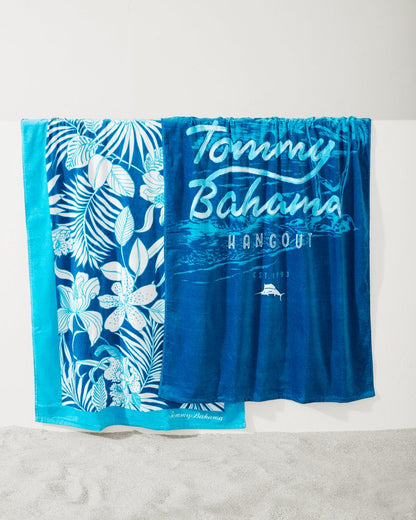 High Tide Hangout & Island Cays Blooms Beach Towels — Set of 2 - Tommy Bahama Beach & Home
