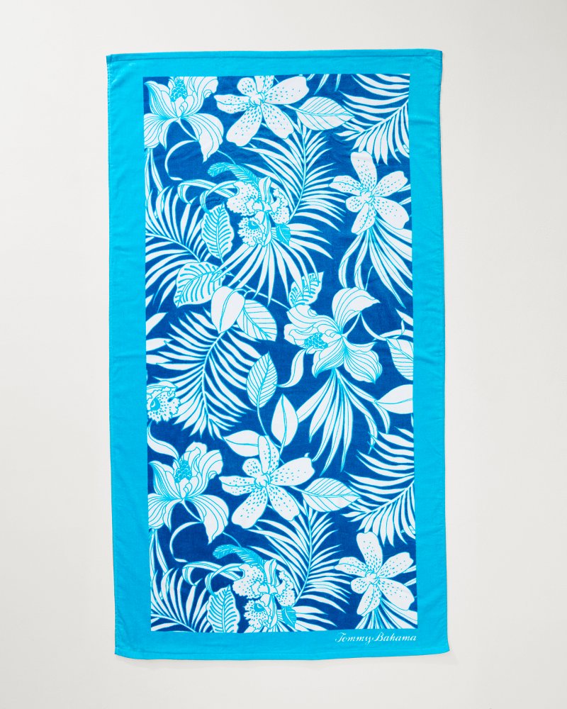 High Tide Hangout & Island Cays Blooms Beach Towels — Set of 2 - Tommy Bahama Beach & Home