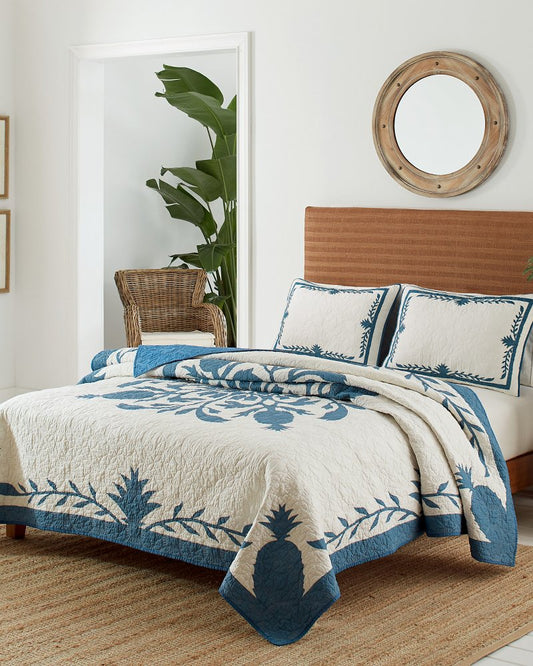 Aloha Pineapple King Quilt - Tommy Bahama Beach & Home