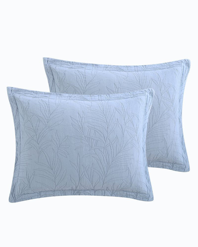 Solid Costa Sera 2-Piece Standard Quilted Sham Set - Tommy Bahama Beach & Home