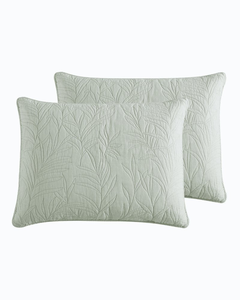 Solid Costa Sera 2-Piece Standard Quilted Sham Set - Tommy Bahama Beach & Home