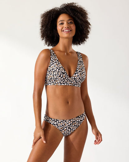 Palm Modern® Safari Cat V-Neck Bikini Top - Tommy Bahama Women