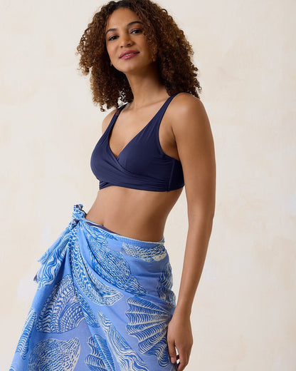 Pearl Underwire Wrap-Front Bikini Top - Tommy Bahama Women