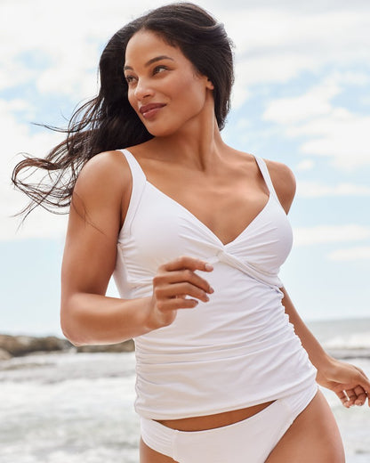 Pearl Underwire Twist-Front Tankini Top - Tommy Bahama Women