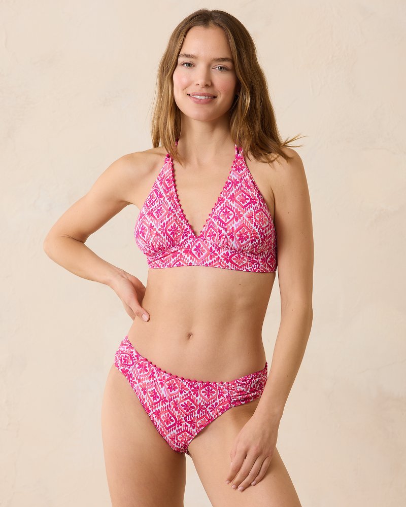 Island Cays Shell Beach Reversible Halter Bikini Top - Tommy Bahama Women