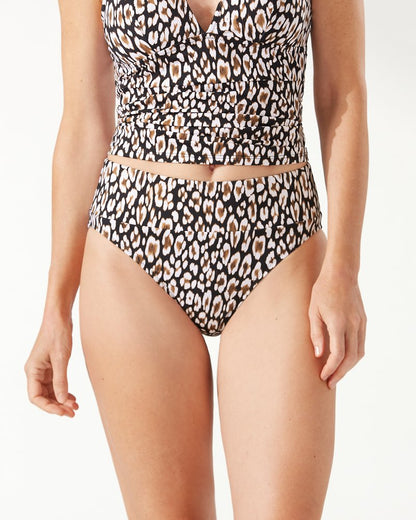 Palm Modern® Safari Cat High-Waist Bikini Bottoms - Tommy Bahama Women