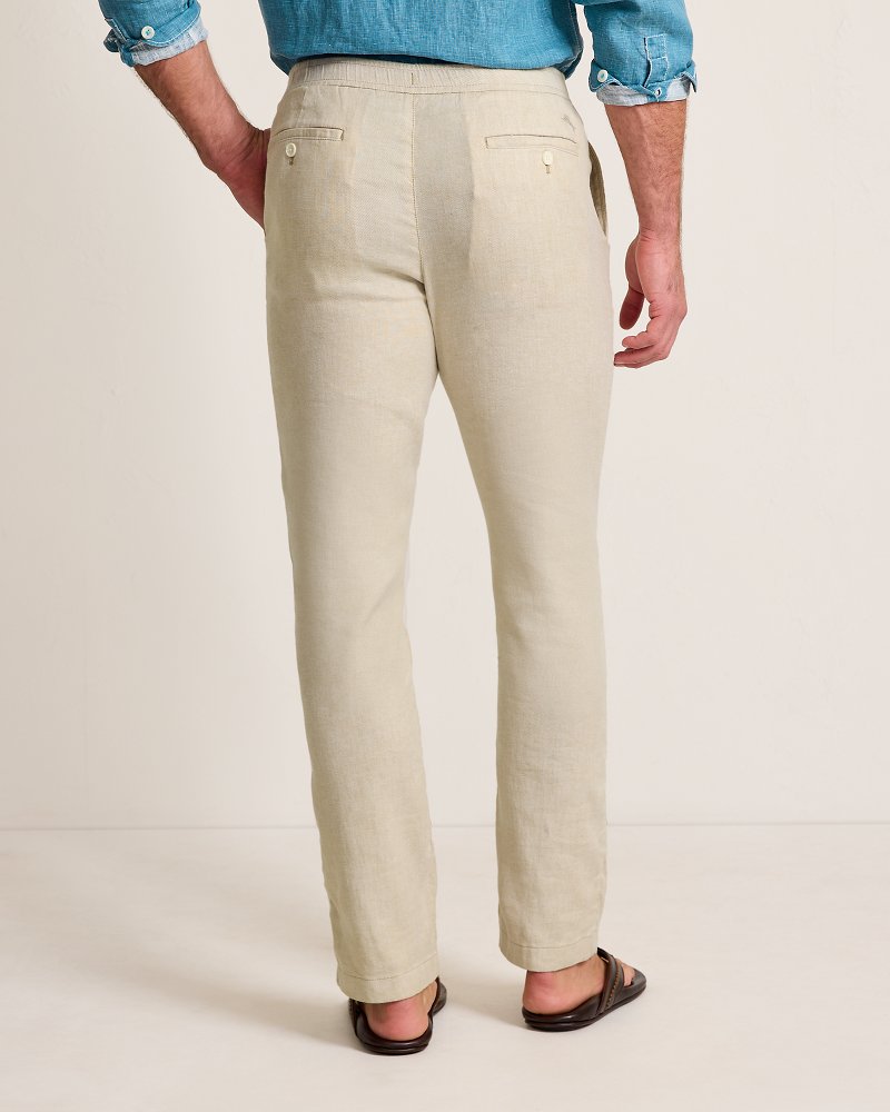 Beach Coast Linen-Blend Elastic-Waist Pants - Tommy Bahama Men
