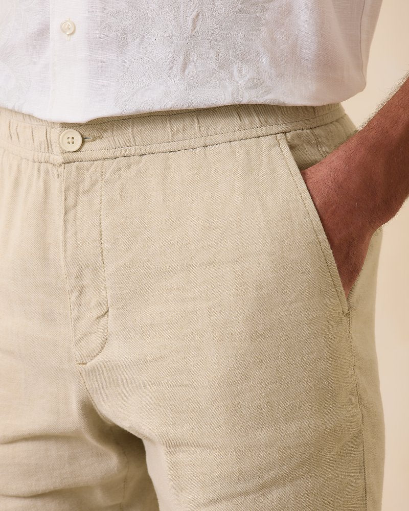 Beach Coast Linen-Blend Elastic-Waist Pants - Tommy Bahama Men