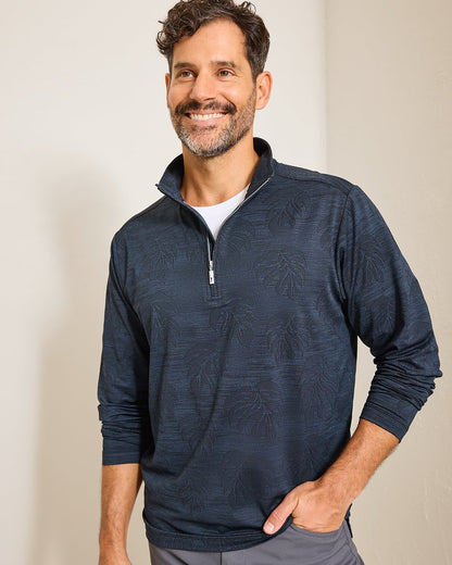 Monstera Fade IslandZone® Half-Zip Sweatshirt - Tommy Bahama Men