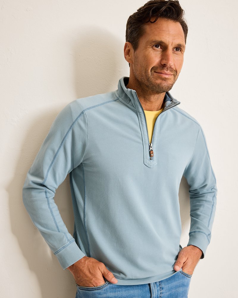 Ben & Terry Half-Zip Sweatshirt - Tommy Bahama Men