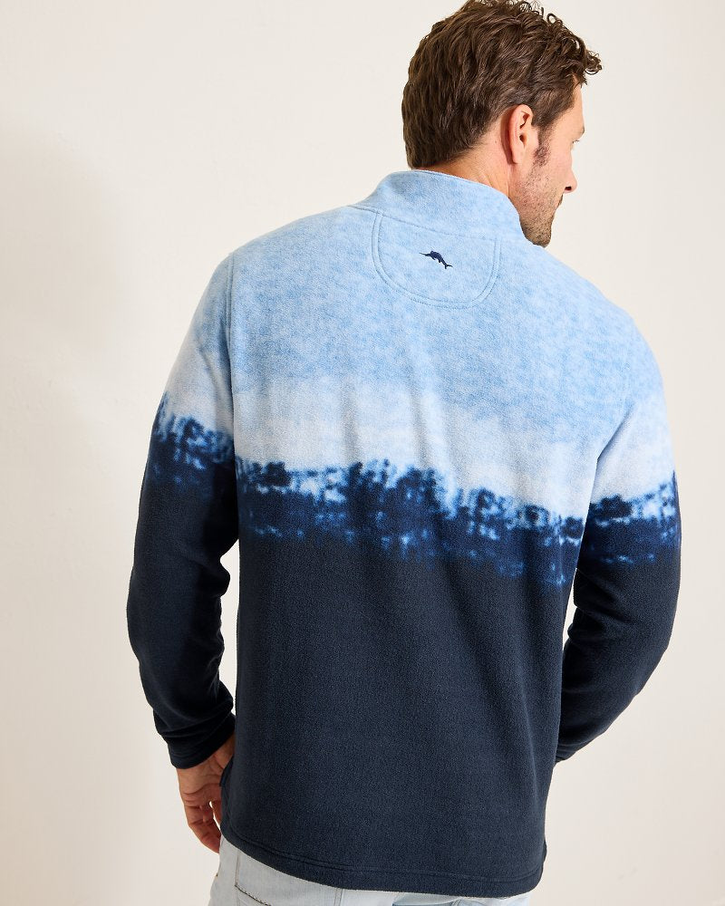Azul Tides Ombré Half-Zip Sweatshirt - Tommy Bahama Men