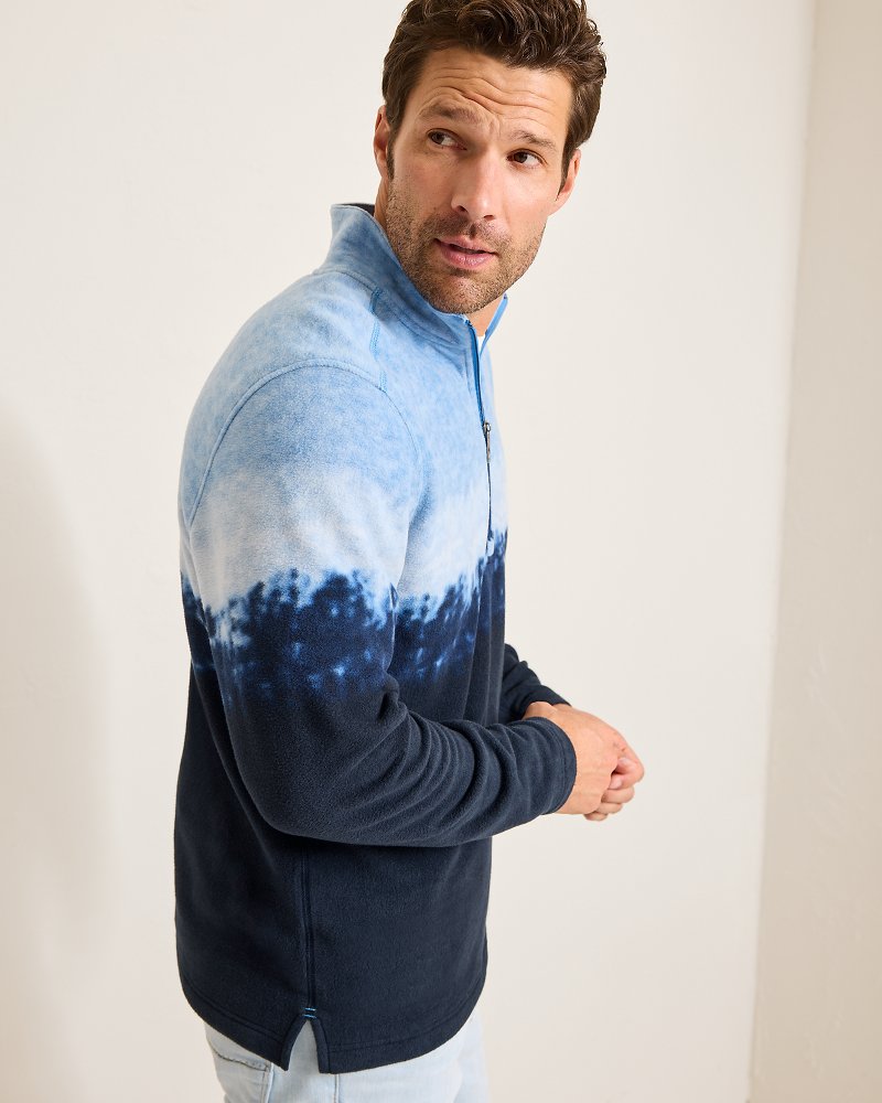 Azul Tides Ombré Half-Zip Sweatshirt - Tommy Bahama Men