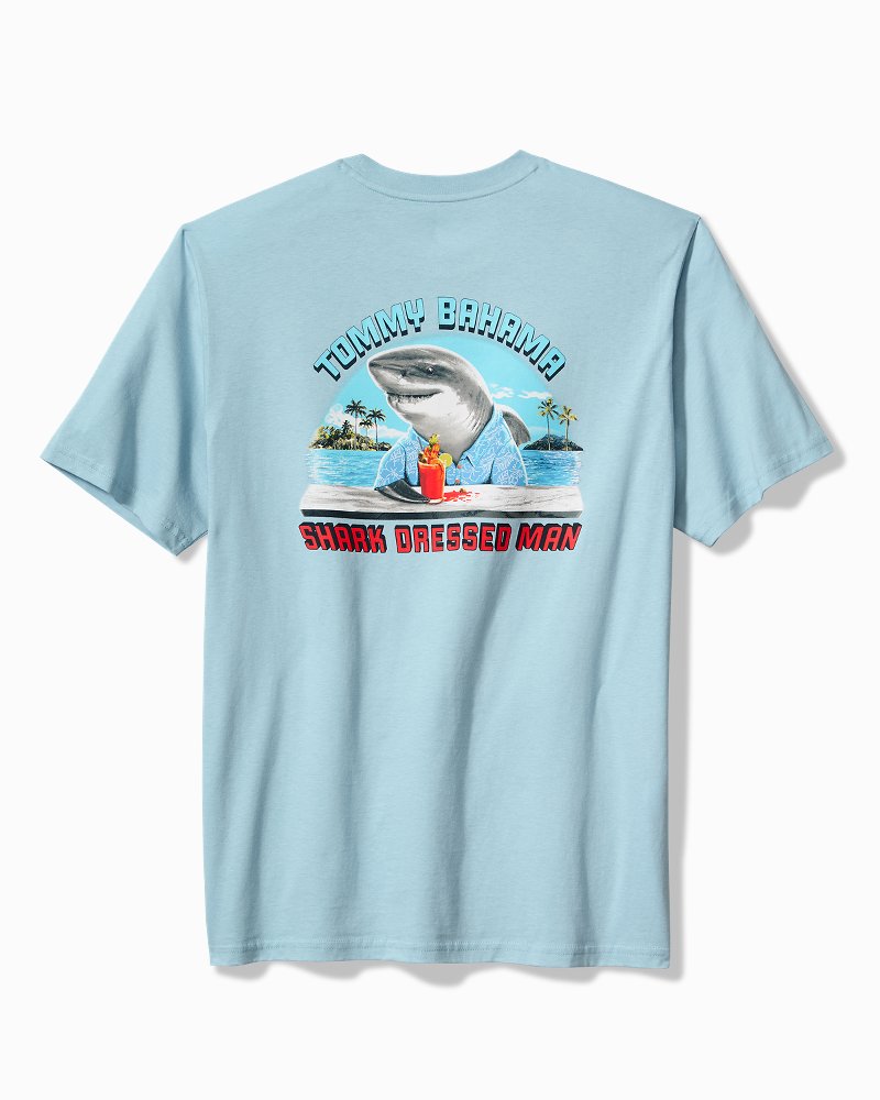 Shark Dressed Man Graphic T-Shirt - Tommy Bahama Men