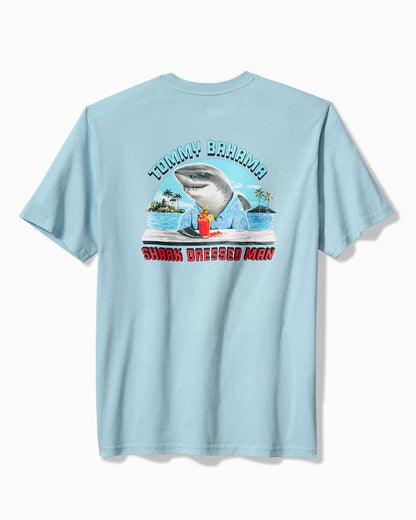 Shark Dressed Man Graphic T-Shirt - Tommy Bahama Men