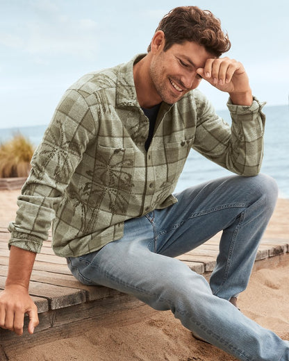 Fireside Palm Springs Stretch Flannel Shirt - Tommy Bahama Men