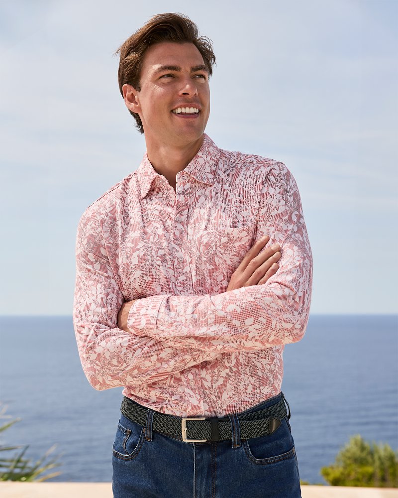 San Lucio Casa Vines Knit Stretch Shirt - Tommy Bahama Men