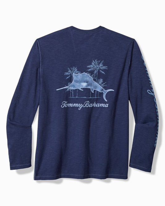 Azul Palms Long-Sleeve Lux T-Shirt - Tommy Bahama Men