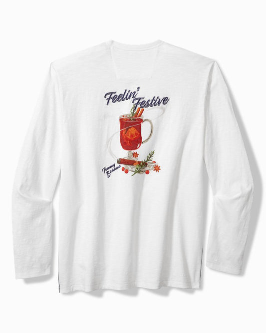 Feelin' Festive Long-Sleeve Lux T-Shirt - Tommy Bahama Men