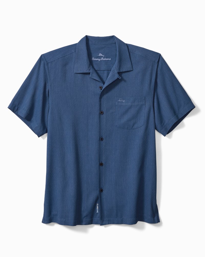 Coastal Breeze Check IslandZone® Camp Shirt - Tommy Bahama Men
