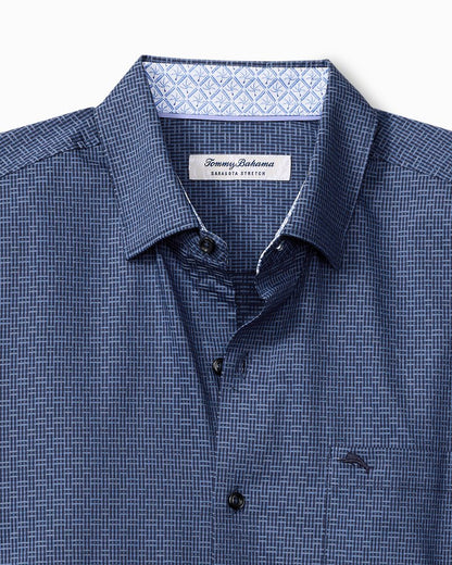Sarasota Stretch Ventura Isles IslandZone® Stripe Shirt - Tommy Bahama Men