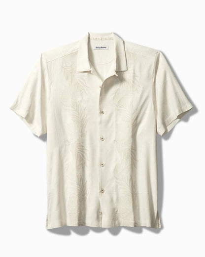 Del Palms Embroidered Silk Camp Shirt - Tommy Bahama Men