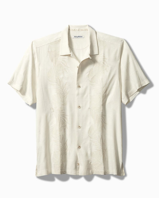 Del Palms Embroidered Silk Camp Shirt - Tommy Bahama Men