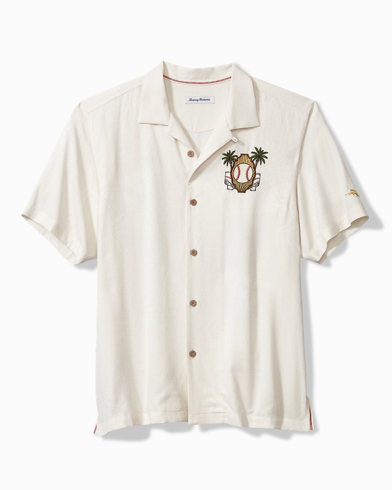 <i>MLB®</i> Pitcher's Paradiso Silk Camp Shirt - Tommy Bahama Men