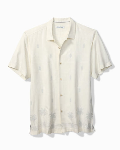 Pina Palms Embroidered Silk Camp Shirt - Tommy Bahama Men
