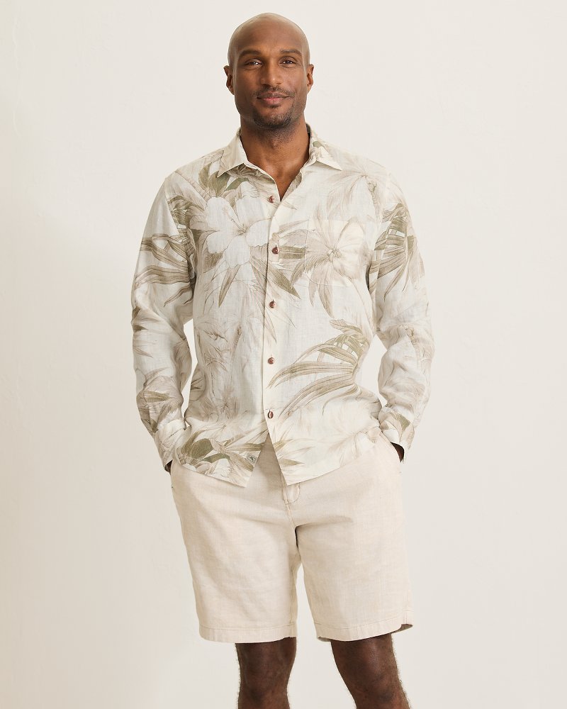 Flora Oasis Long-Sleeve Linen Shirt - Tommy Bahama Men