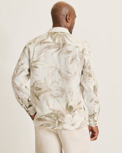 Flora Oasis Long-Sleeve Linen Shirt - Tommy Bahama Men