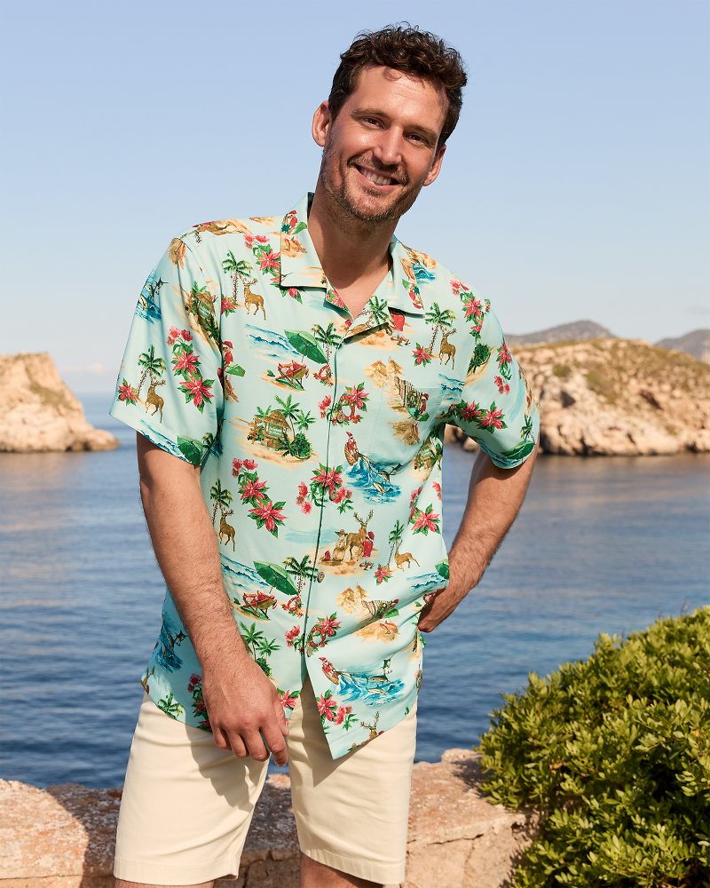 Santa Shores Silk Camp Shirt - Tommy Bahama Men