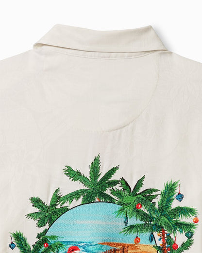 Surf the Yule Tide Silk Camp Shirt - Tommy Bahama Men
