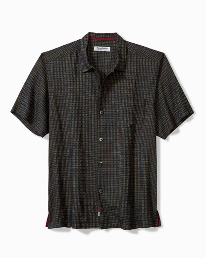Coconut Point Prismatic Check IslandZone® Camp Shirt - Tommy Bahama Men
